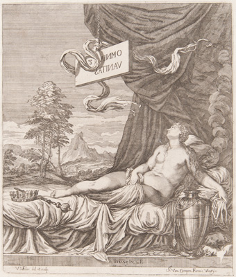 Titian etching from 1682 OMNIA VANITUS
(AKA All is Vanity) 